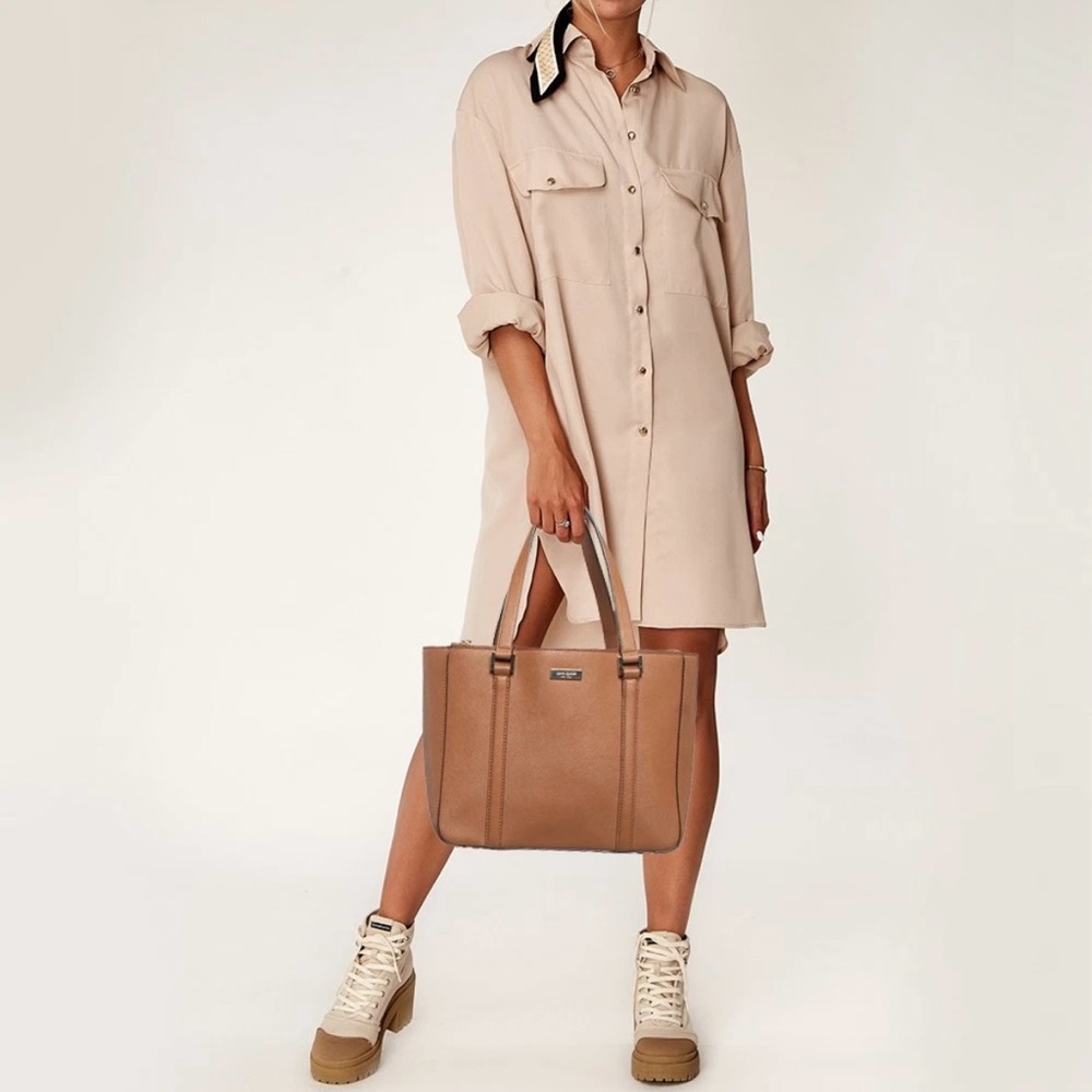 Kate Spade New York Newbury Lane Cadene Saffiano Leather Tote Lk. New ♠️ - Picture 2 of 10